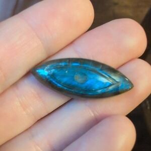 Blue Labradorite Marquise Cabochon